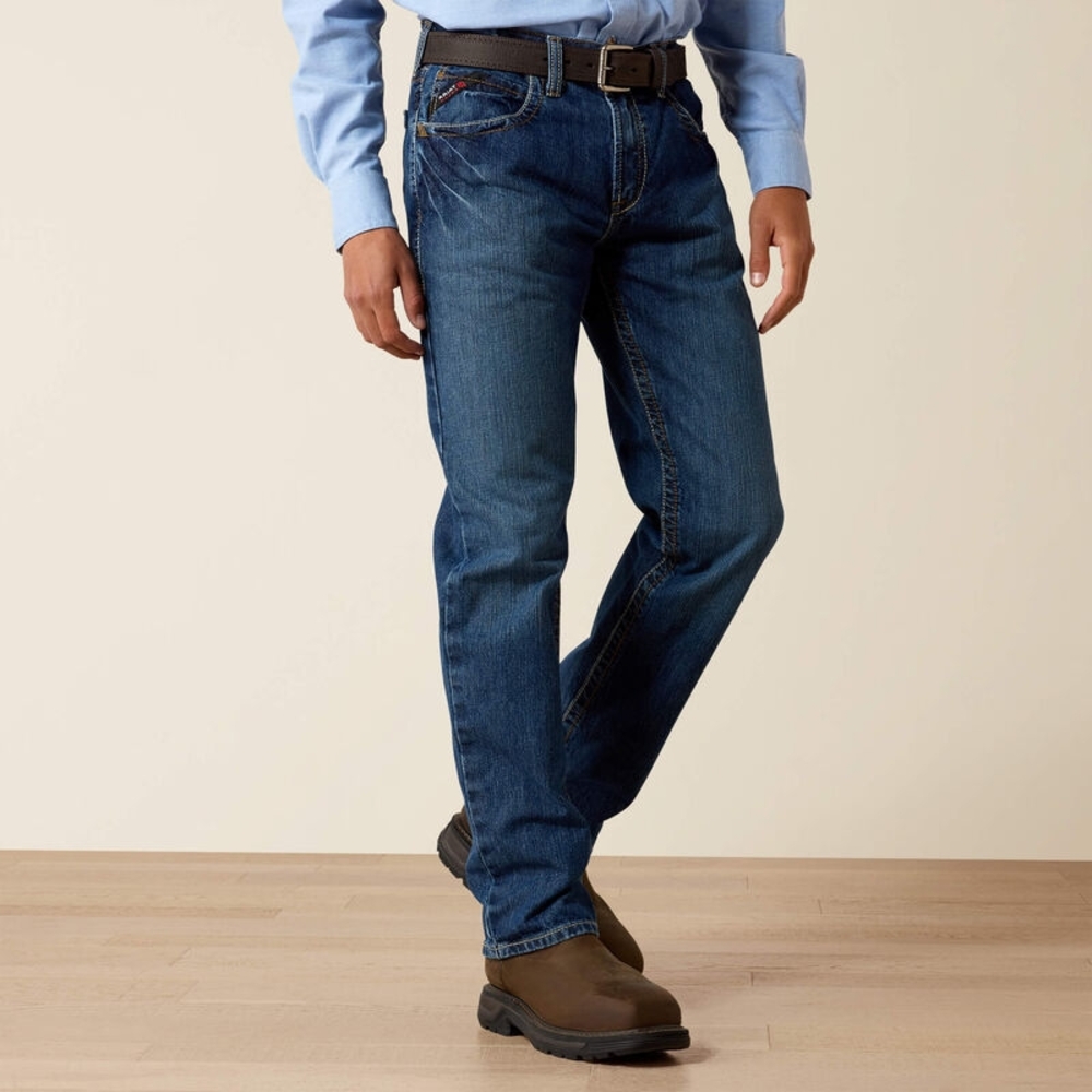 Ariat Men's FR Jeans Loose Fit Straight Leg Bootcut 36/32